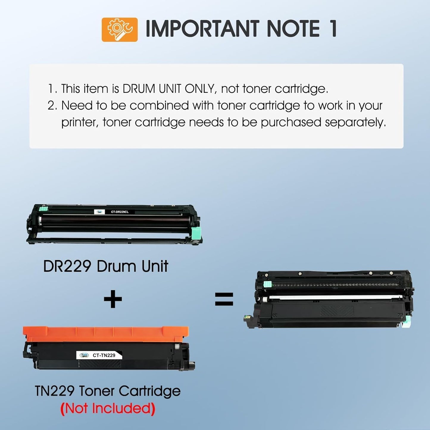DR229 DR229CL Drum Unit 4-Pack Compatible Replacement for Brother DR229 DR-229CL for MFC-L3780cdw MFC-L3720cdw HL-L3220cdw HL-L3280cdw HL-L3295cdw DCP-L3560cdw Printer (Black Cyan Magenta Yellow)