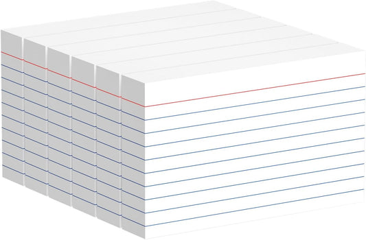 300 Count White Index Cards 3x5 Notecards Bulk Lined Flash Cards for Studying 3 x 5 Index Cards Ruled Notecards Bulk Pack of Note Cards for School Ruled Lined Index Card Flashcards 3x5 Cue Cards
