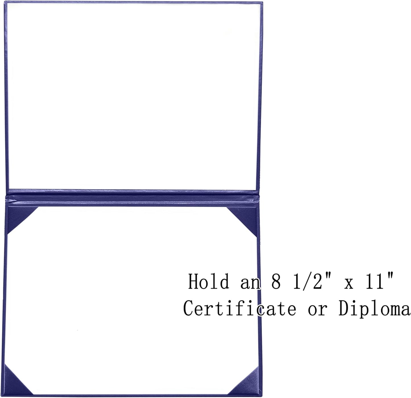 40 PCS Smooth Diploma Certificate Cover 8 1/2" x 11" Purple