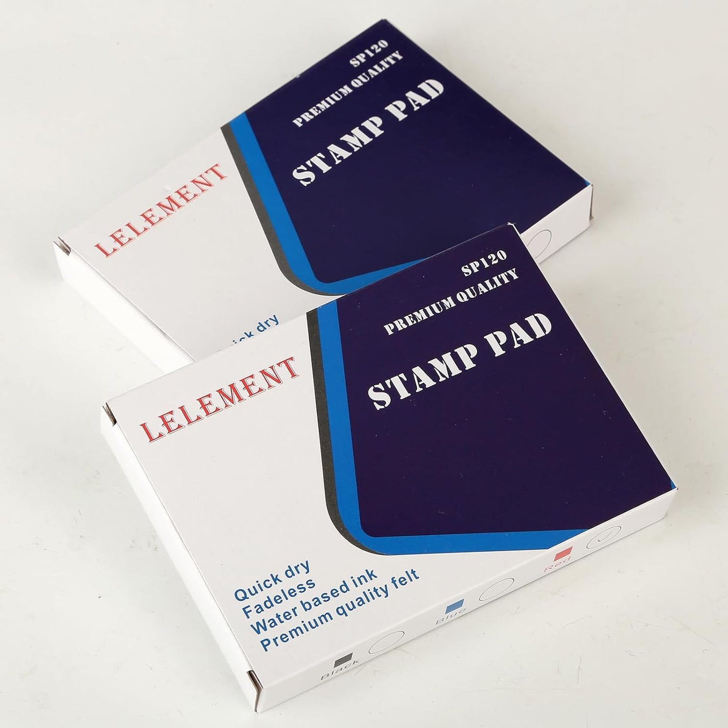 Ink Pads for Stamps | Black Ink Stamp Pad | Rubber Stamps Ink Pad - Premium Quality Felt Pad for Stamps | Stamp Pads | Small Size