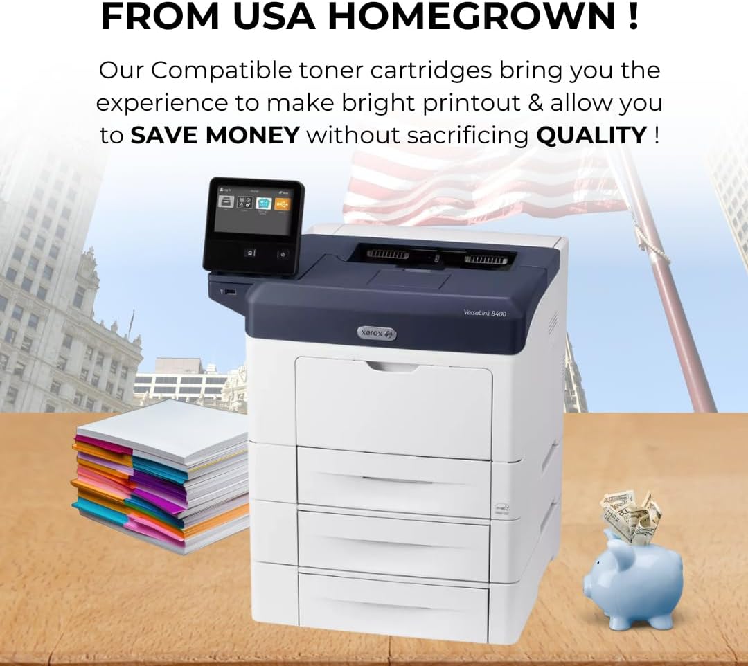 Toner Pros Replacement Toner Cartridge – Compatible for Xerox 106R03584 – Extra High Capacity Black Toner for Xerox VersaLink B400, B405DN Printers – Page Yield: 24,600 Pages