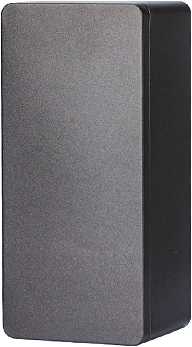 Black Metal Cash Box Money Holder Money Box for Cash Single Row Currency Tray Money Storage Box with Lid Cash Organizer Money Saving Organizer Money Gift Box Organizer, 7.28 x 3.35 x 2.76 inch