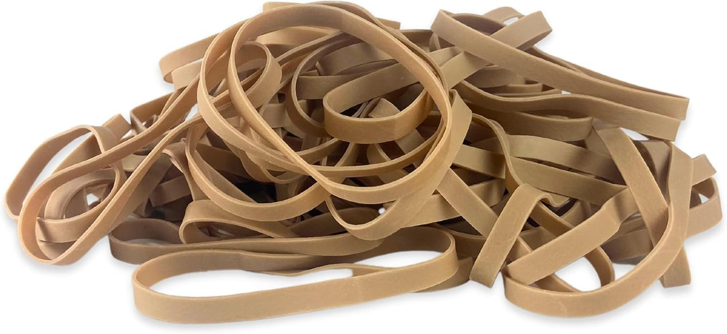 Upgrade Office Supply Rubber Bands, Size 64 (3-1/2 x 1/4), 80 Bands, 1/4 lb, 40-Pack CASE, USA