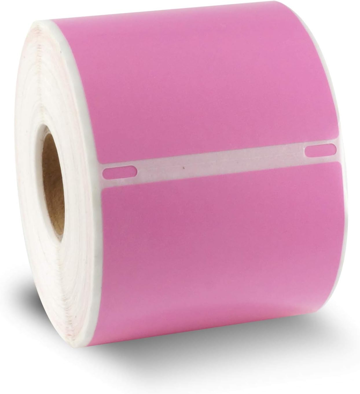 BETCKEY Colored Labels Compatible with Dymo 30857 (2-1/4" x 4") Visitor Name Tag Badge Labels, Compatible for Dymo LabelWriter Thermal 450, 4XL & Zebra Desktop Printers [1 Roll, Pink]