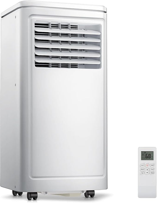 ZAFRO Portable Air Conditioners, 10000 BTU, 3 in 1 Portable AC Unit with Window Kits, Fan & Dehumidifier Modes, Cools up to 450 Sq.Ft, LED Display/Remote Control, 24H Timer for Living Room, Bedroom