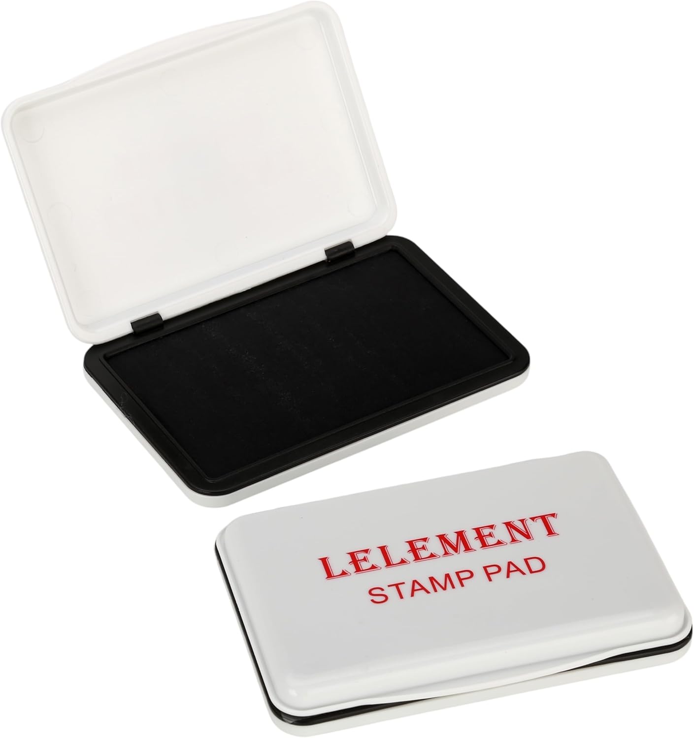 Ink Pads for Stamps | Black Ink Stamp Pad | Rubber Stamps Ink Pad - Premium Quality Felt Pad for Stamps | Stamp Pads | Medium Size