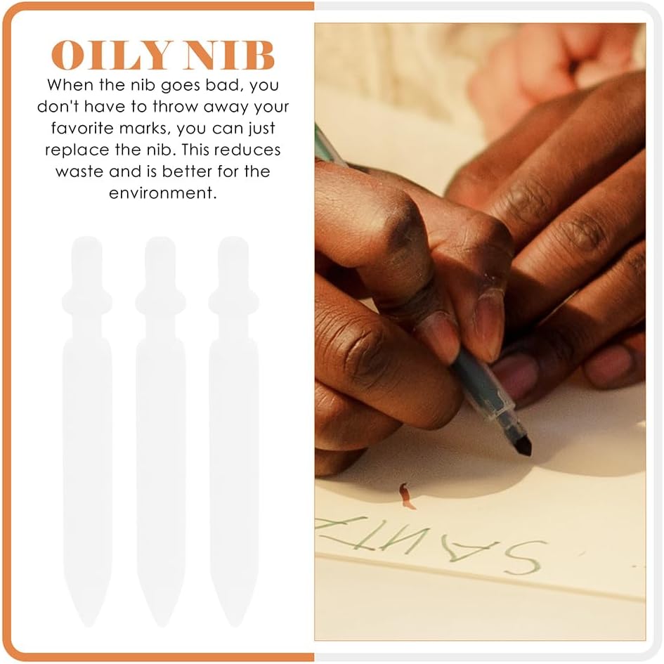 EXCEART Acrylic Paint Marker Replacement Nibs - 20pcs 0.7mm Tips for Permanent Markers, Refillable Painting Pens