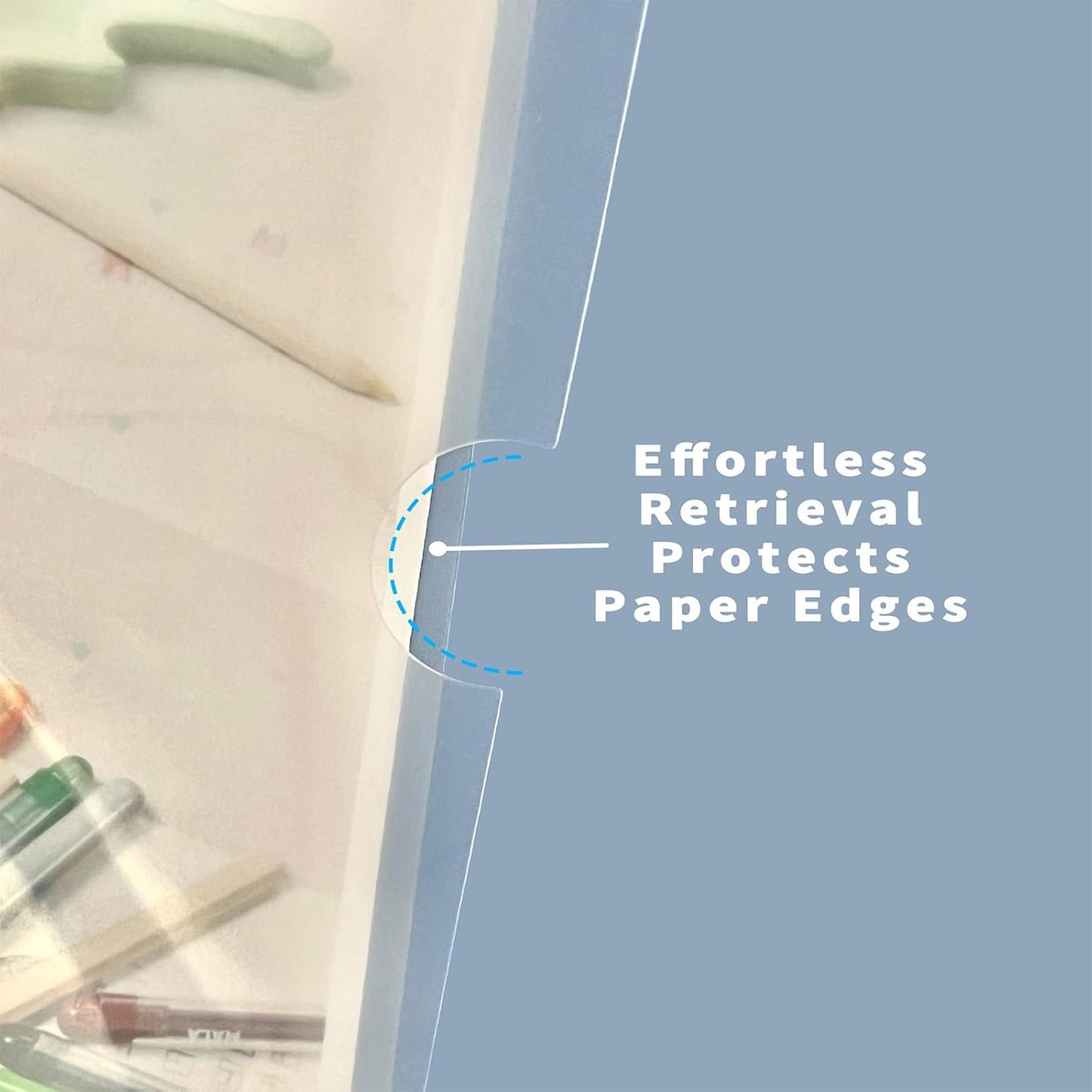 30 Pack Thick Clear Plastic Folders – Fits A4 & Letter Size Paper 8.5x11 Inch, Waterproof Document Protectors, Keeps Documents Organized for School, Office & Home