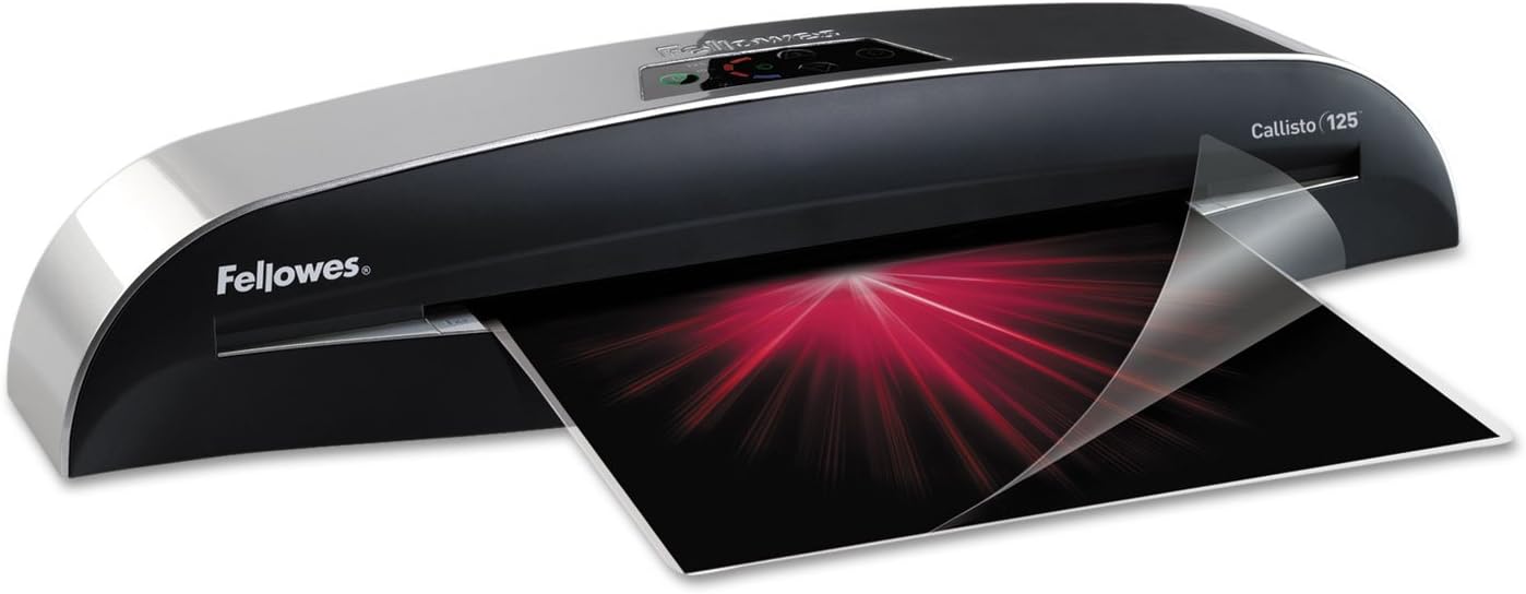 Fellowes Callisto 125 Laminator, 12.5-Inch (57291), Silver/Black