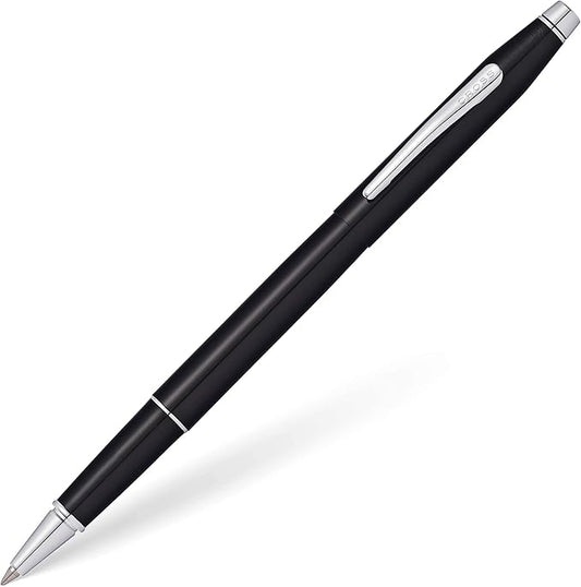 Cross Classic Century Refillable Ballpoint Pen Presented in a Luxury Gift Box - Medium Point, Black Ink, Black & Chrome