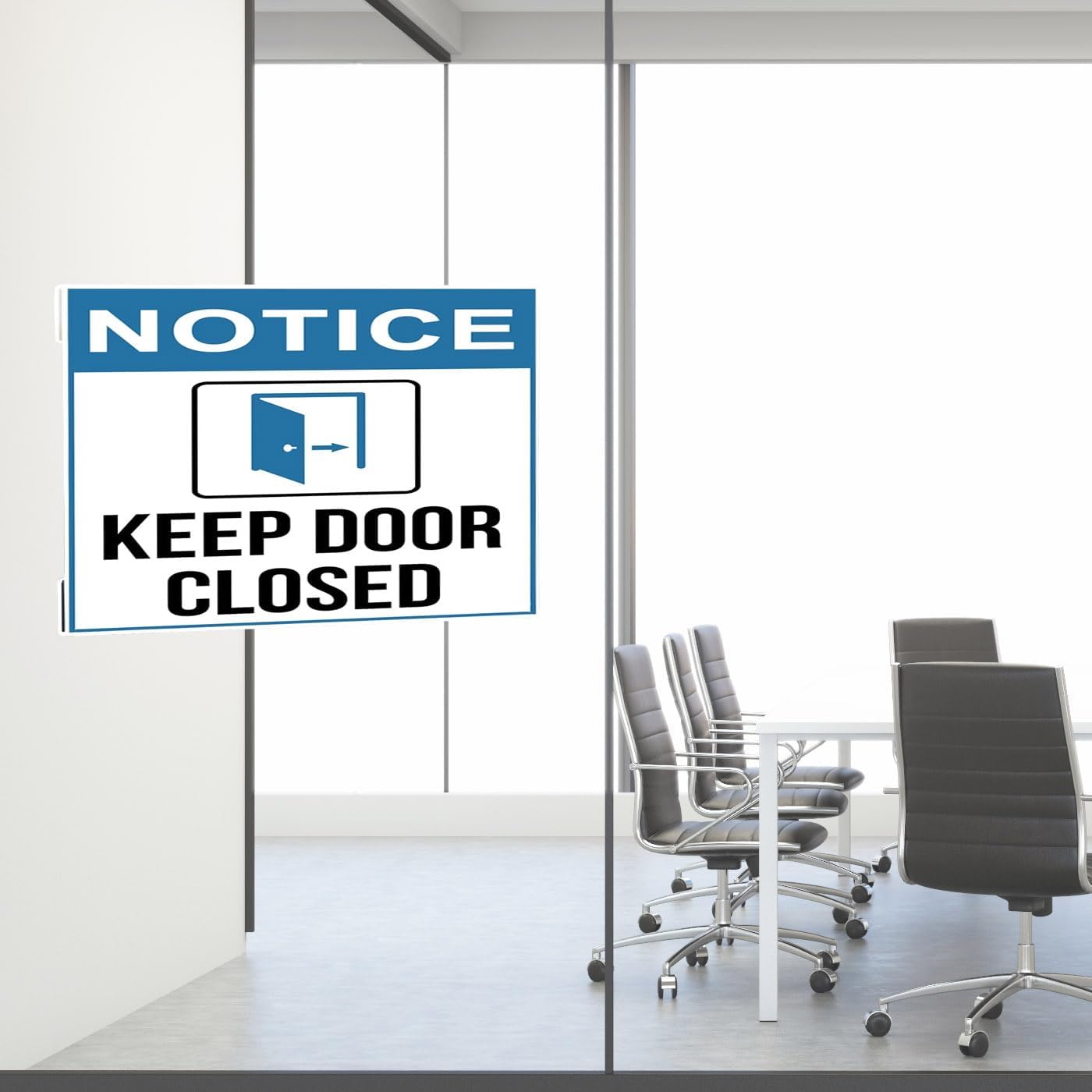 6 Pack 11x8.5 inch Acrylic Sign Holder, Horizontal Clear Plastic Frame for Paper, Wall Mount Sign Holders with Double Side Tape Adhesive for Home, Office, Store, Restaurant