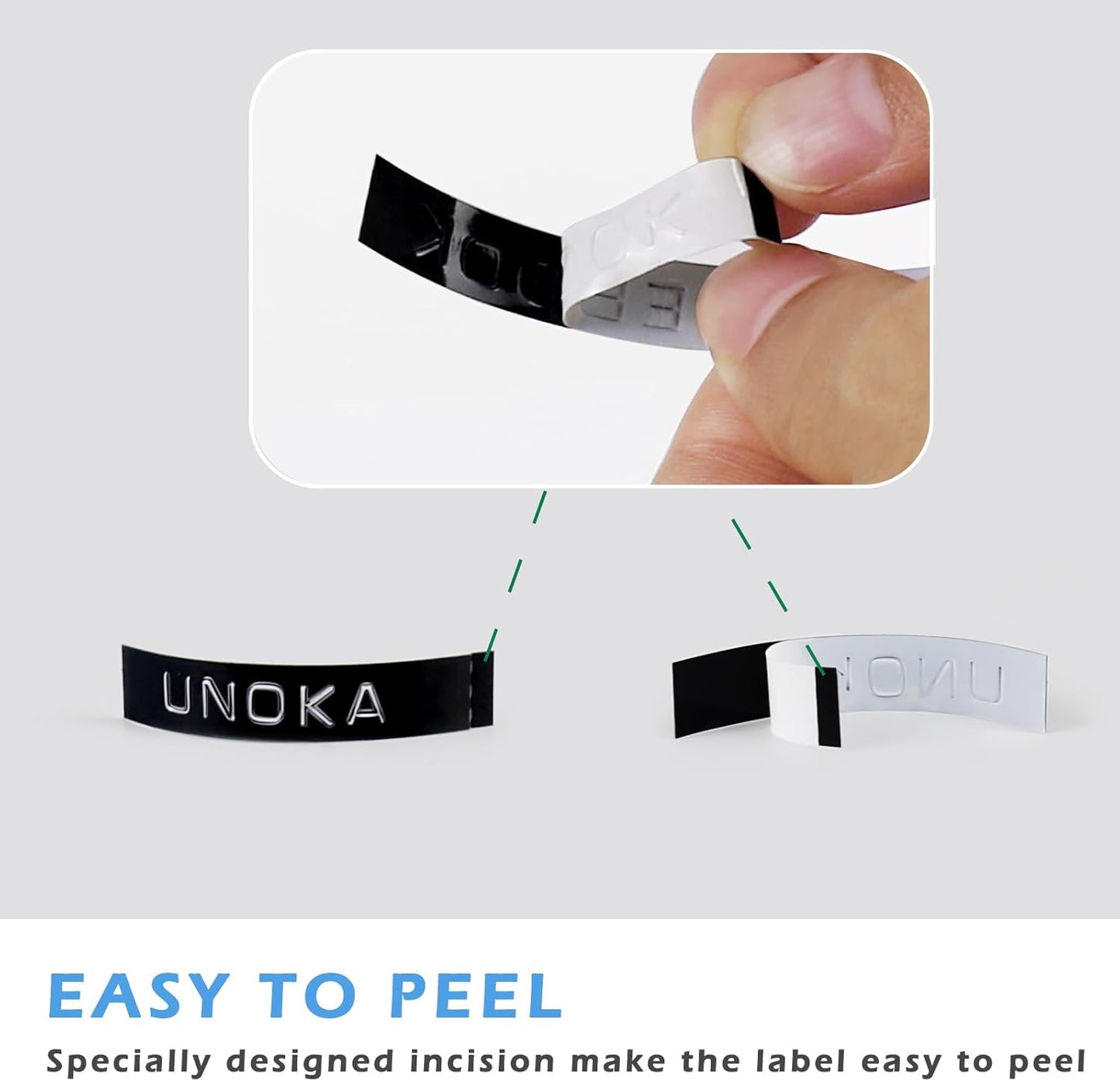 UNOKA Embossing Label Tape Replace for Dymo Embossing Label Maker Refills 3/8 Inch, for Dynamo Embosser Buddy Id 2001-01 Old School Mite Organizer Xpress, Black Vintage Plastic, 6PK