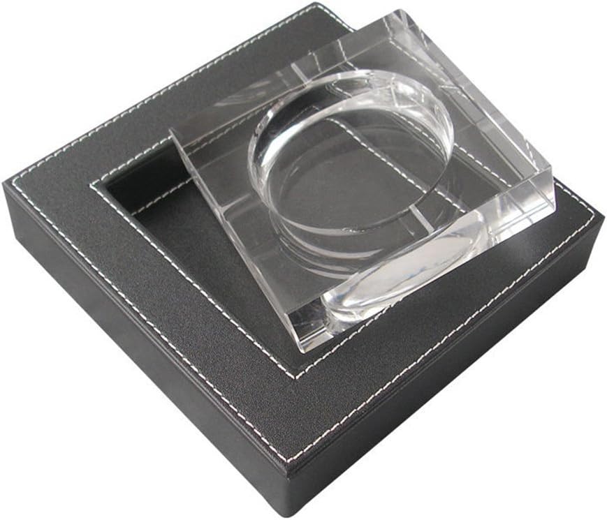 KINGFOM 8 PCS/SET Desk Organizers, Pu Leather Office & Home Desktop Decor Supplies Storage Box, Including Files Organizer Drawer, Memo Paper Holder, Tissue Holder and Mouse Pad etc (T03-Black)