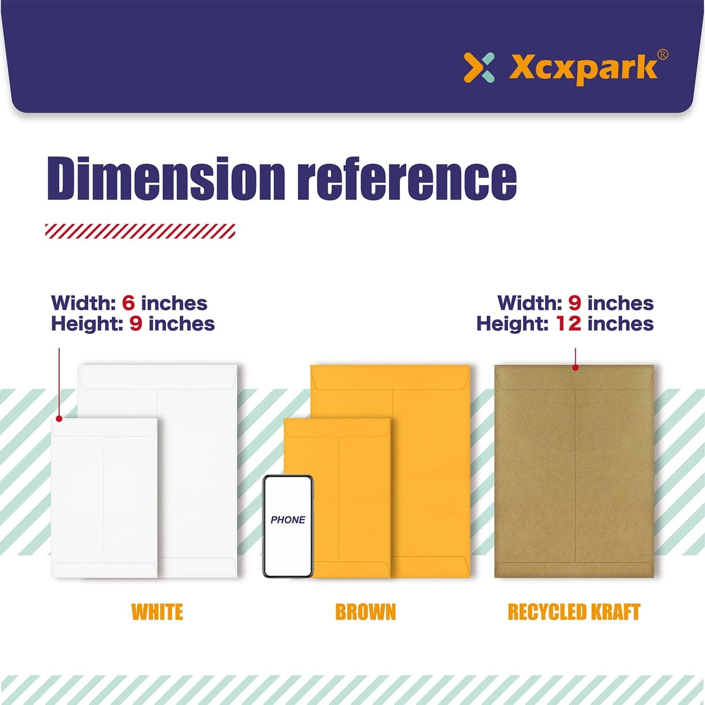 250 PCS 6x9 inches Security Catalog Envelopes Printable Self Seal Envelopes, Anti Tear White Kraft Envelopes for Invitation Cards, Pictures, Photos, Documents