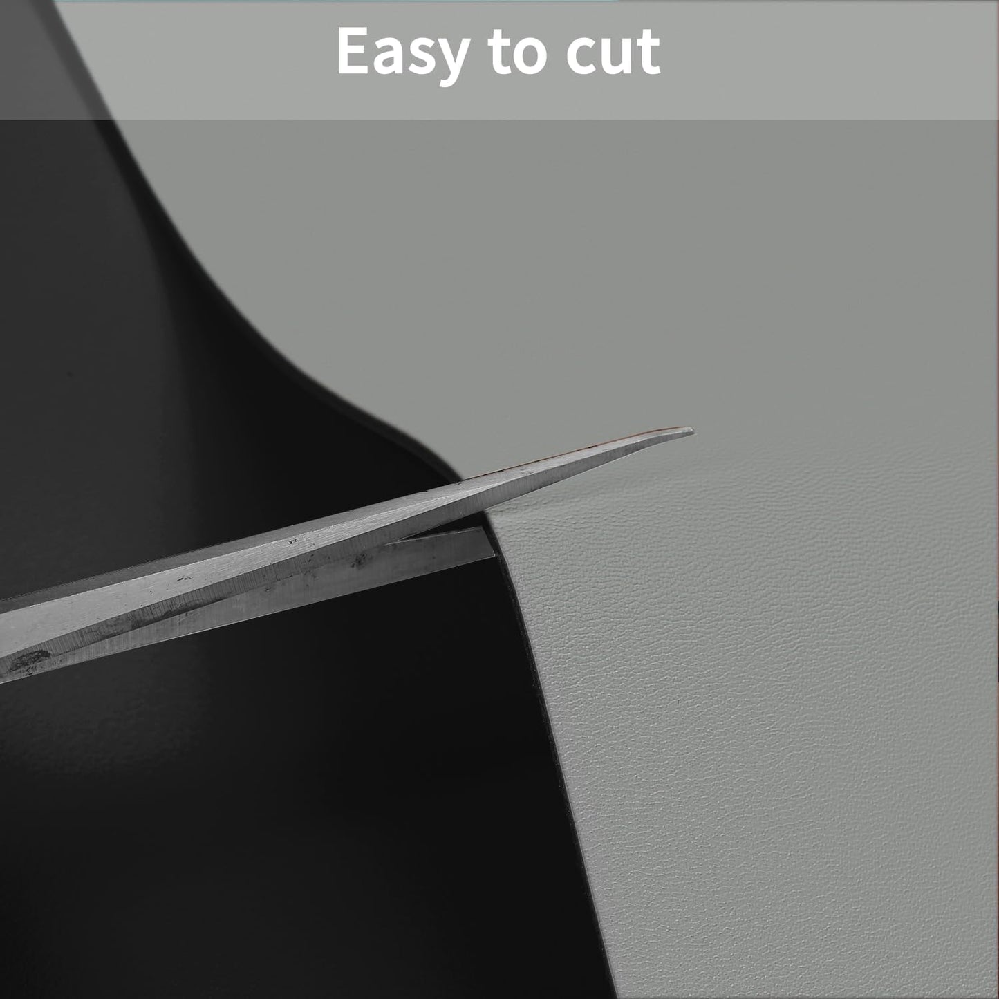 Leather Desk Mat,1.8mm Thick,15.75x63 Inch Desk Cover,Desk Protector Mat,Dresser Cover Top,Vanity Cover,Vanity Cover Top Protector,Black Table Protector(Black+Gray,15.75x63)