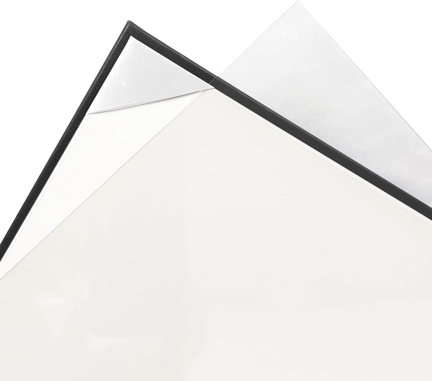 12 PCS Smooth Diploma Certificate Cover 8 1/2" x 11" Black