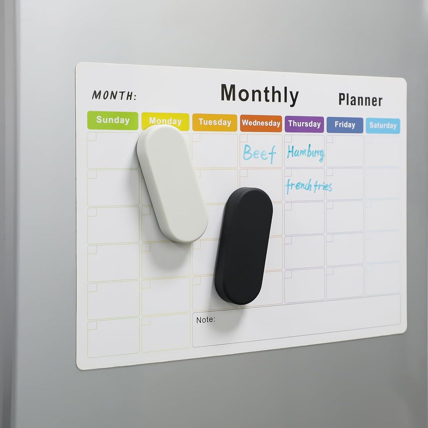 Ddaowanx Dry Erase Erasers, Magnetic Whiteboard Eraser Classroom Must Haves for Students Teachers, School Supplies (2 Pack, White)