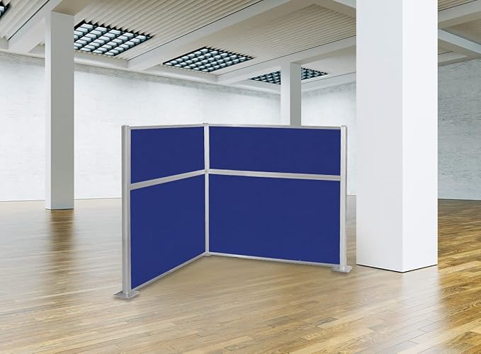 Versare Hush Panel Cubicle Kit | Workstation Partition Walls | Sound Dampening Cubicle Walls | Partitions for Desks