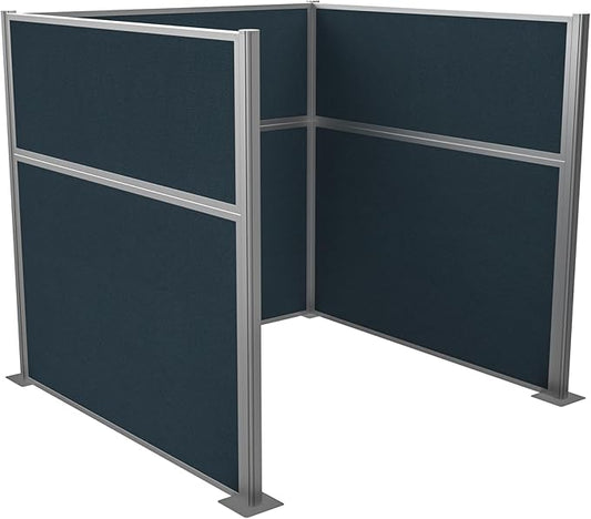 Versare Hush Panel Cubicle Kit | Workstation Partition Walls | Sound Dampening Cubicle Walls | Partitions for Desks