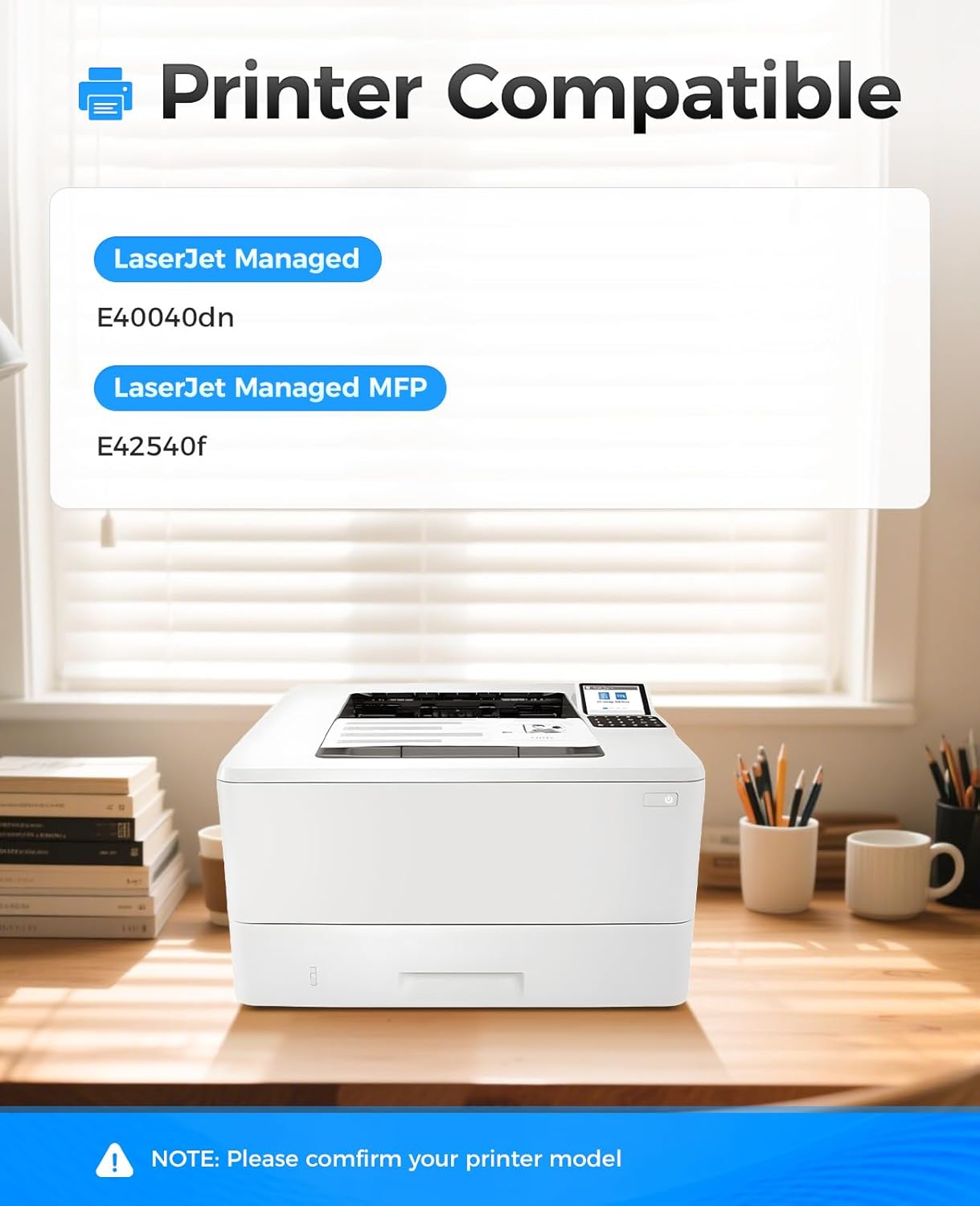 W9024MC Black Toner Cartridge 2-Pack with Chip High Yield Replacement for HP W9024MC Toner Compatible for HP LaserJet Managed E40040dn MFP E42540f E40040 E42540 Printer Ink Copier Scanner 11,500 Pages