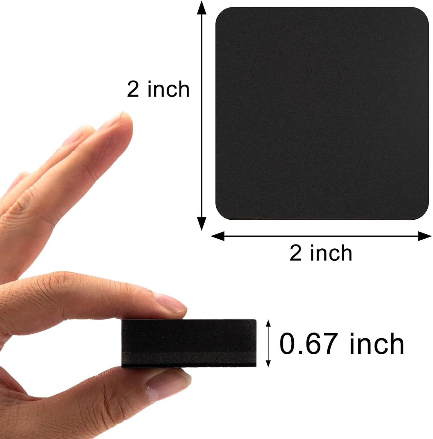 OWLKELA 30 Pack Whiteboard Eraser for Kids and Adults, Washable and Reusable Magnetic Whiteboard Eraser for Cleaning Dry Erase Markers on Magnetic Soft Whiteboard, Glass Whiteboard and Dry Erase Board