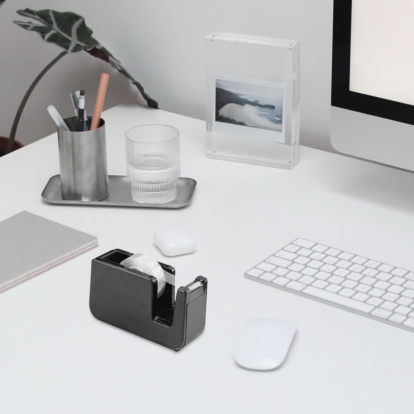 72 Rolls Transparent Tape Refills, Clear Tape, 3/4 x 800 Inches, Glossy Gift Wrapping Tapes for Dispenser, Office, School, Home