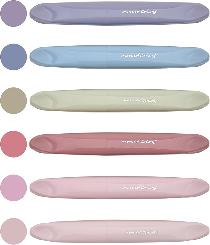 Aesthetic Highlighters, Lipstick-shaped Highlighters, Assorted Colors With Soft Chisel Tip,No Bleed Bible Highlighter Pastel,Unique Highlighters, 6 Pack