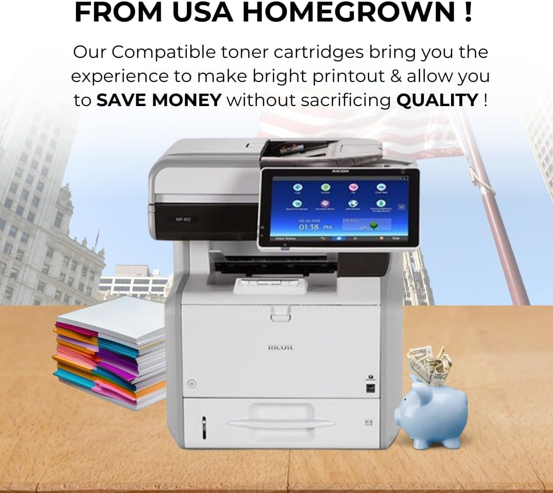 Toner Pros TM Compatible Ricoh High-Yield Black 418126 Toner Cartridge – Replacement for Ricoh P502 / IM 430F Printers - 17,400 Pages, 1 Pack