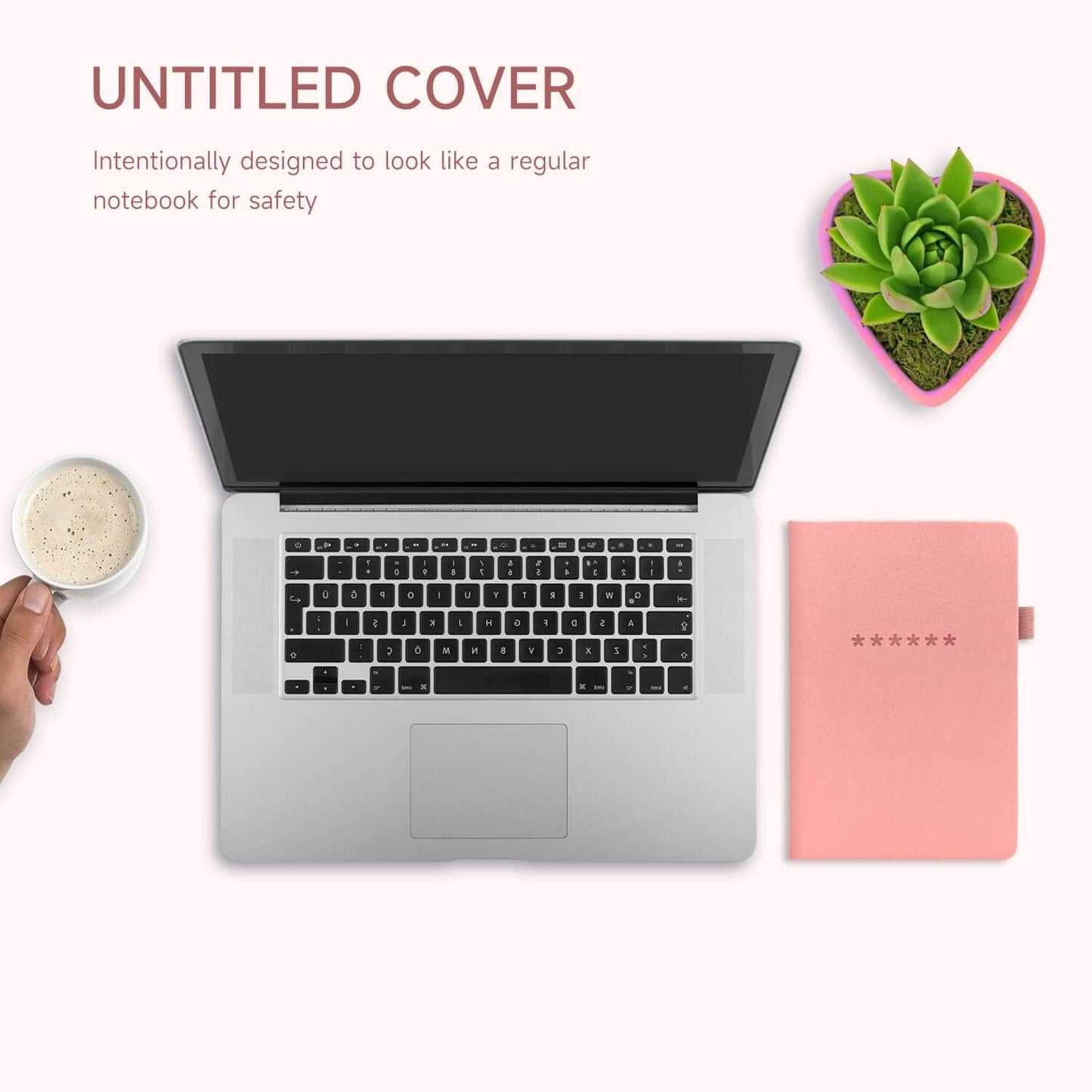 Password Book with Alphabetical Tabs – Hardcover Internet Address & Password Organizer – Password Keeper Notebook for Computer & Website – 5.2 x 7.6" Log-in Password Journal w/Thick Paper (Pink)