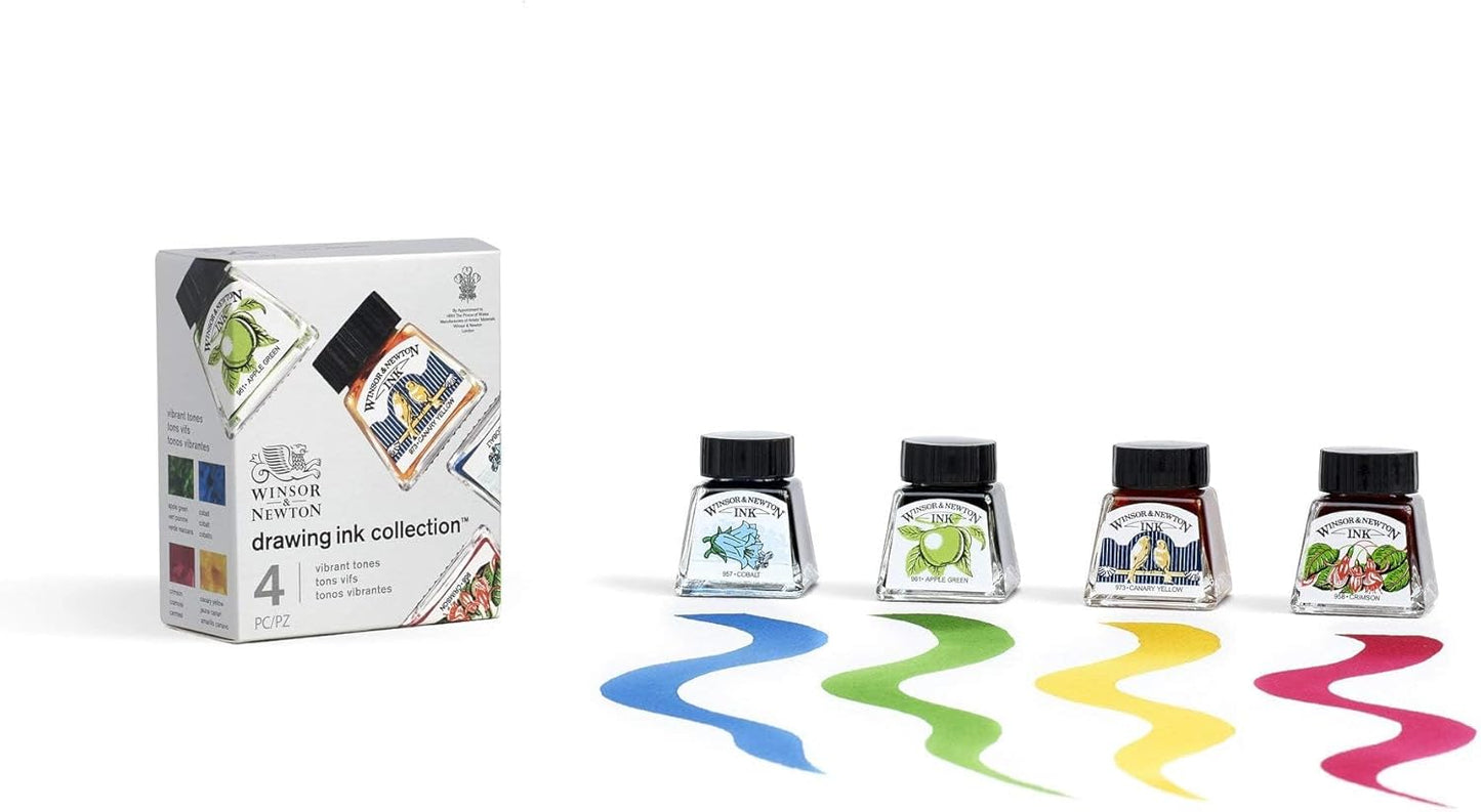 Winsor & Newton, Gold Drawing Ink, 14ml Bottle