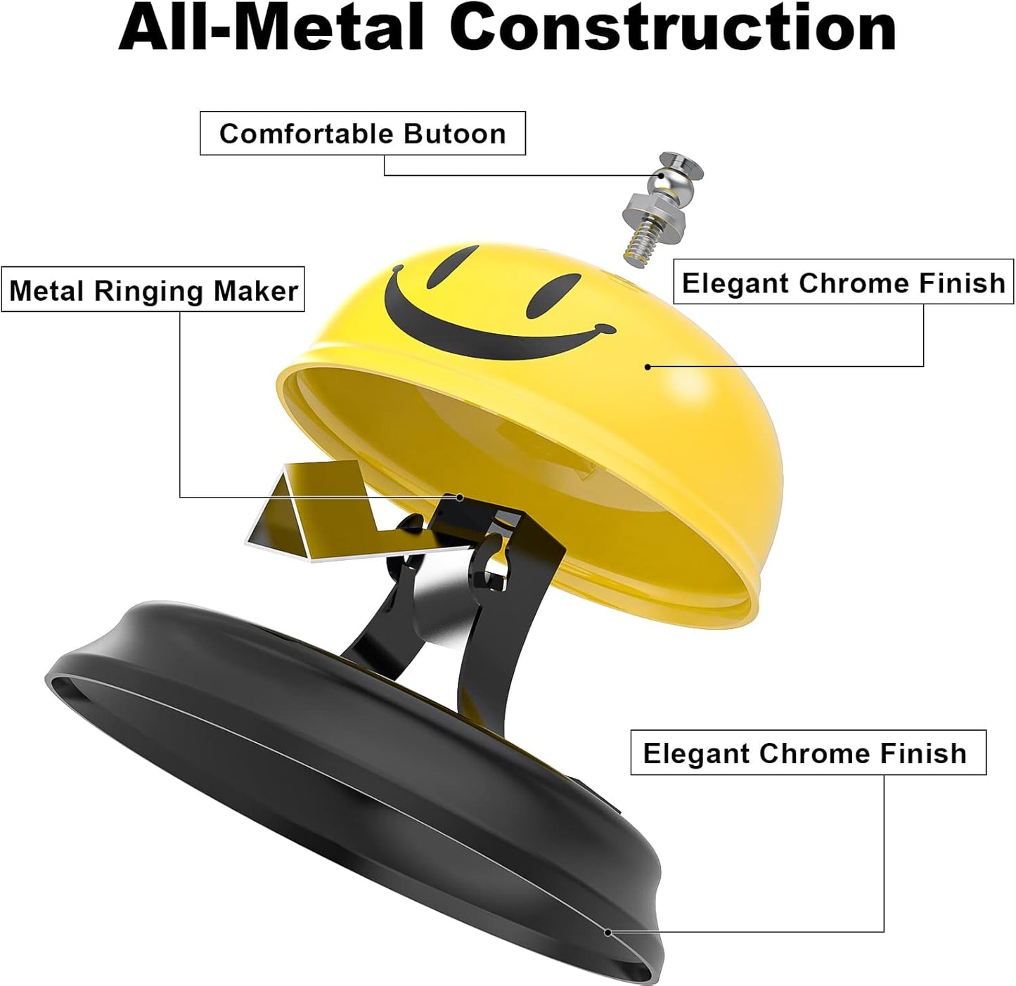 Call Bell, Service Bell Dinner Desk Bell for The Porter Kitchen Restaurant Bar Hotel Schools