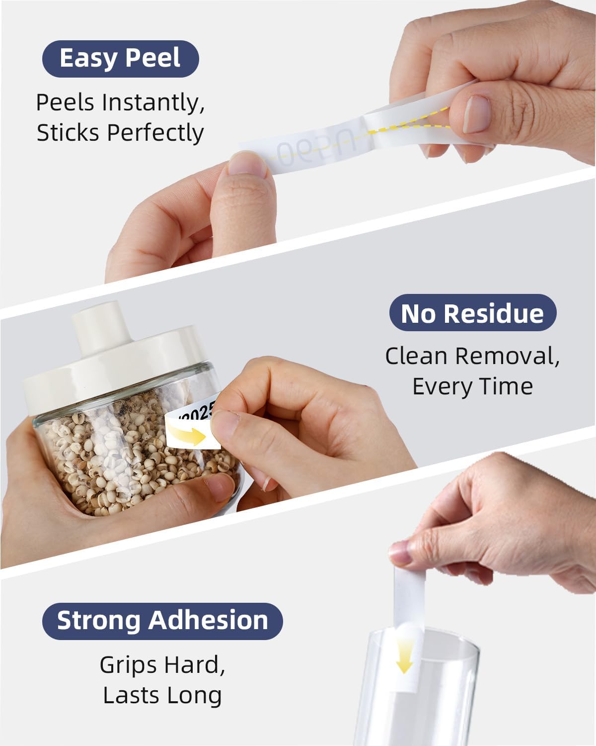 Replacement for Brother Ptouch Label Tape TZe-231 12mm 0.47" Laminated White Tape TZe231 Compatible with P Touch Label Maker Refills PT-D210 D220 1880 1890, 1/2 Inch TZ Black on White, 5-Pack