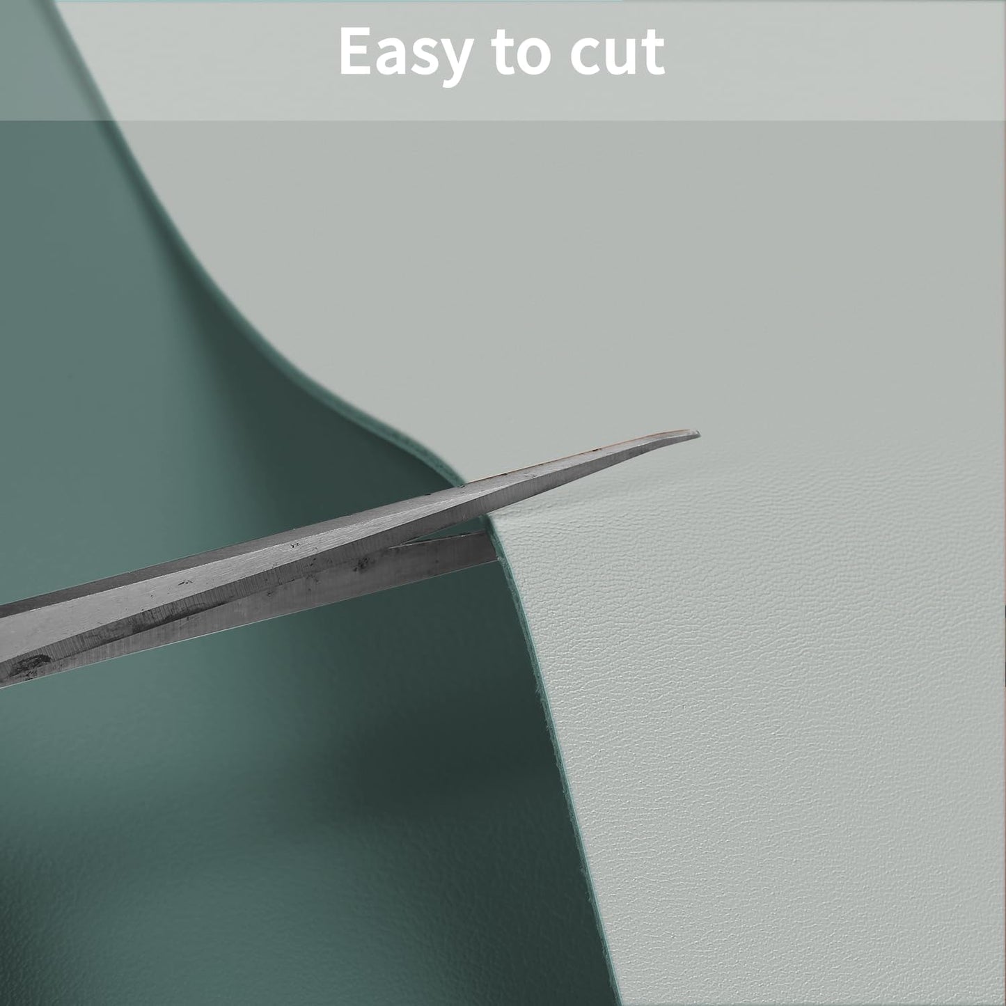 Leather Table Cover,1.8mm Thick,30x48 Inch Desk Cover,Large Desk Mat,Table Protector,Table Cover Protector,Kitchen Table Cover,Dining Table Mat,(Aqua Blue+Gray,30x48)