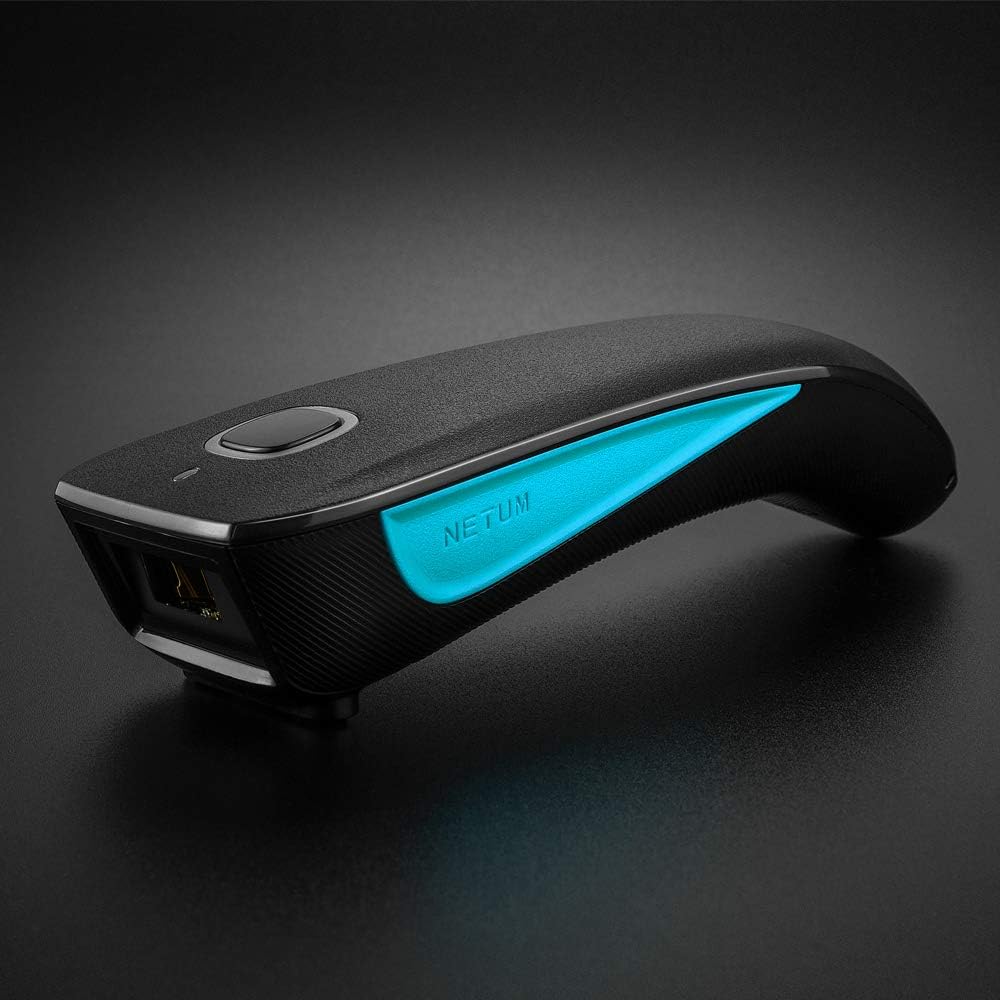 NETUM Wireless 1D Laser Barcode Scanner Bluetooth Compatible, Small Pocket USB Bar Code Reader Work with Windows, Mac,Android, iOS Phones, Tablets or Computers - C830