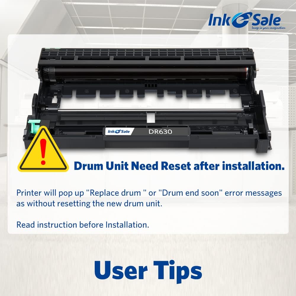 INK E-SALE Compatible TN660 Toner Cartridge and DR630 Drum Set Replacement (1D+3T) for Brother MFC-L2700DW HL-L2340DW HL-L2300D HL-L2380DW DCP-L2540DW DCP-L2520DW MFC-L2740DW MFC-L2720DW Printer