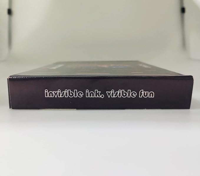 8Pcs Invisible Ink Pen Set with UV Light, Mini Notepads & Favor Bags, Magic Pen Disappearing Ink, Spy Pens for Kids, Fun Party Favors for Kids 8-12, Detective & Escape Room Themes