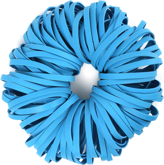 AMUU Rubber Bands Size # 64 Blue 0.5bl Rubber Band 110pcs #64 rubber band for Office Supplies Home money File Folders Strong Elastic Rubber Bands