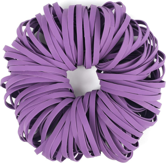 AMUU Rubber Bands Size #64 purple Rubber Band 0.5blPcs rubber band for Office Supplies Home money File Folders Strong Elastic Rubber Bands