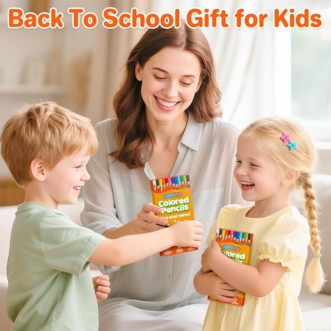 100 Packs Colored Pencils Bulk,1200 Count Pre-Sharpened Colored Pencils in Bulk,Vibrant Colors,12 Color Pencils Set for Classroom Prizes,Back to School Supplies for Kids
