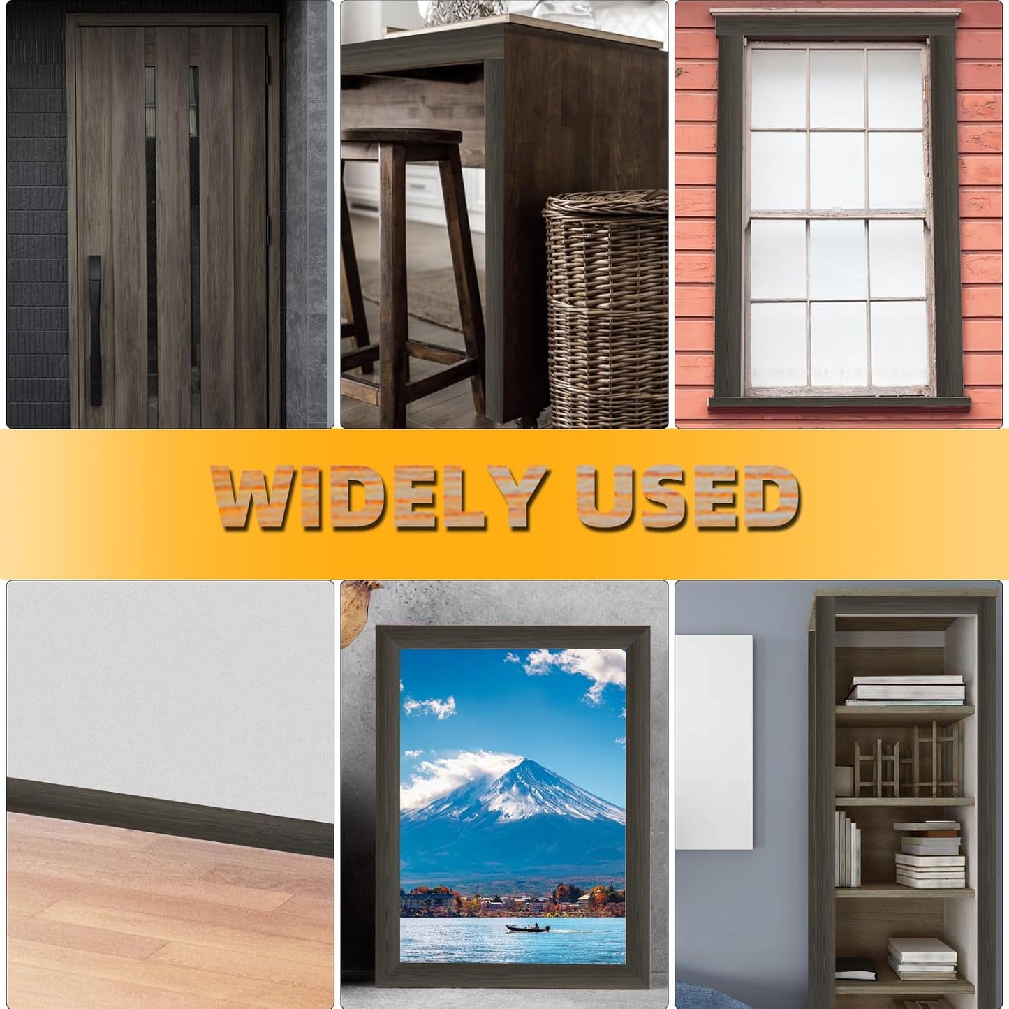 GSCIT Club Red Walnut Wallpaper, 15.7 inch X 25ft Self Adhesive Wood Grain Repair Tape Patch for Tables, Chairs, Baseboards, Doors, Windows, Floors, Handicraft DIY.