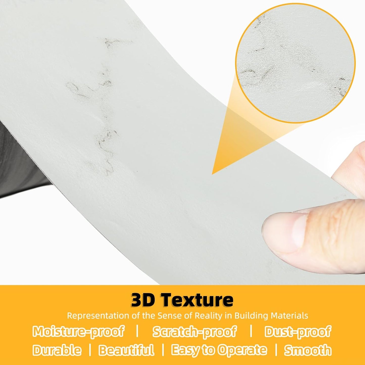 GSCIT Club Marble Wallpaper, 15.7 inch X 15ft Self Adhesive Wood Grain Repair Tape Patch for Tables, Chairs, Baseboards, Doors, Windows, Floors, Handicraft DIY.