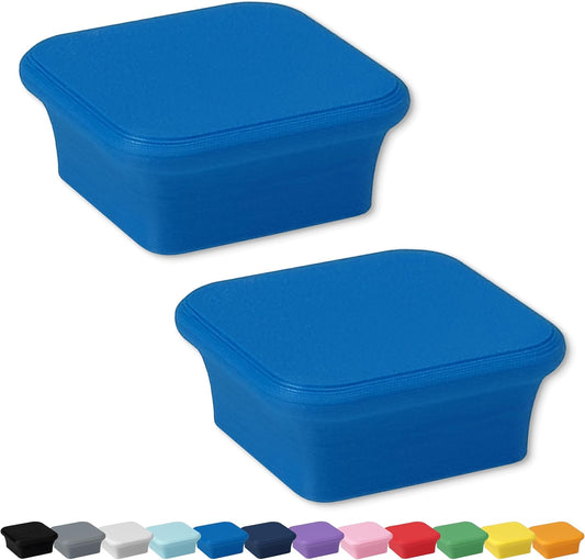 Glassboard Studio MiniBar Magnet - Strong Neodymium Rare Earth Magnets for Fridge, Whiteboard, Locker & Magnetic Glassboards - Ideal for Crafting & Office Use - Strong Fridge Magnets (Cobalt Blue, 2)