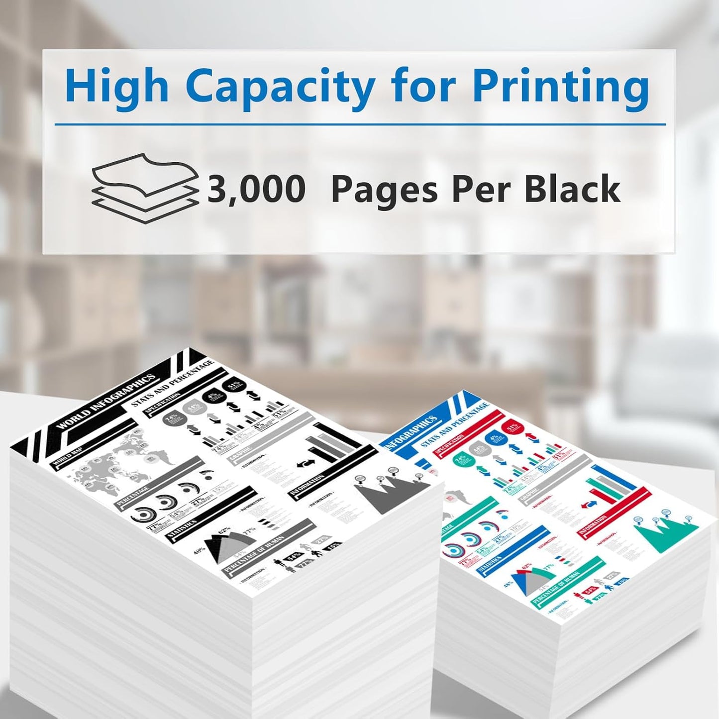 High Yield B341H00 Black Toner Cartridge Compatible with Lexmark B341H00 Toner Cartridge for B341H00 B3340 B3442 MB3442 Laser Printer (3,000 Pages)