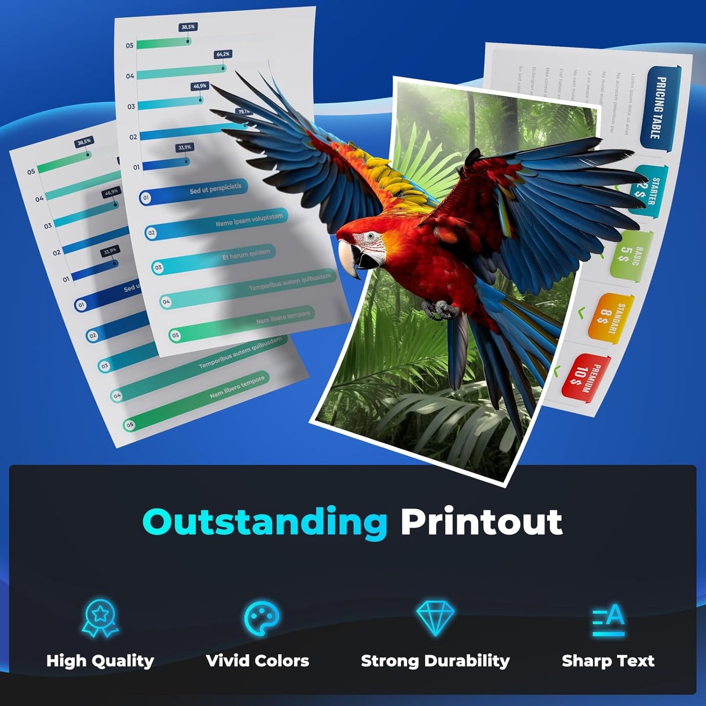 TN431 TN-431 Toner Cartridges Compatible for Brother TN431 TN-431 TN 431 for Brother MFC-L8900CDW Toner Cartridges MFC L8900CDW HL-L8360CDW HL-L8260CDW HL-L8360CDWT MFC-L8610CDW, 4-Color