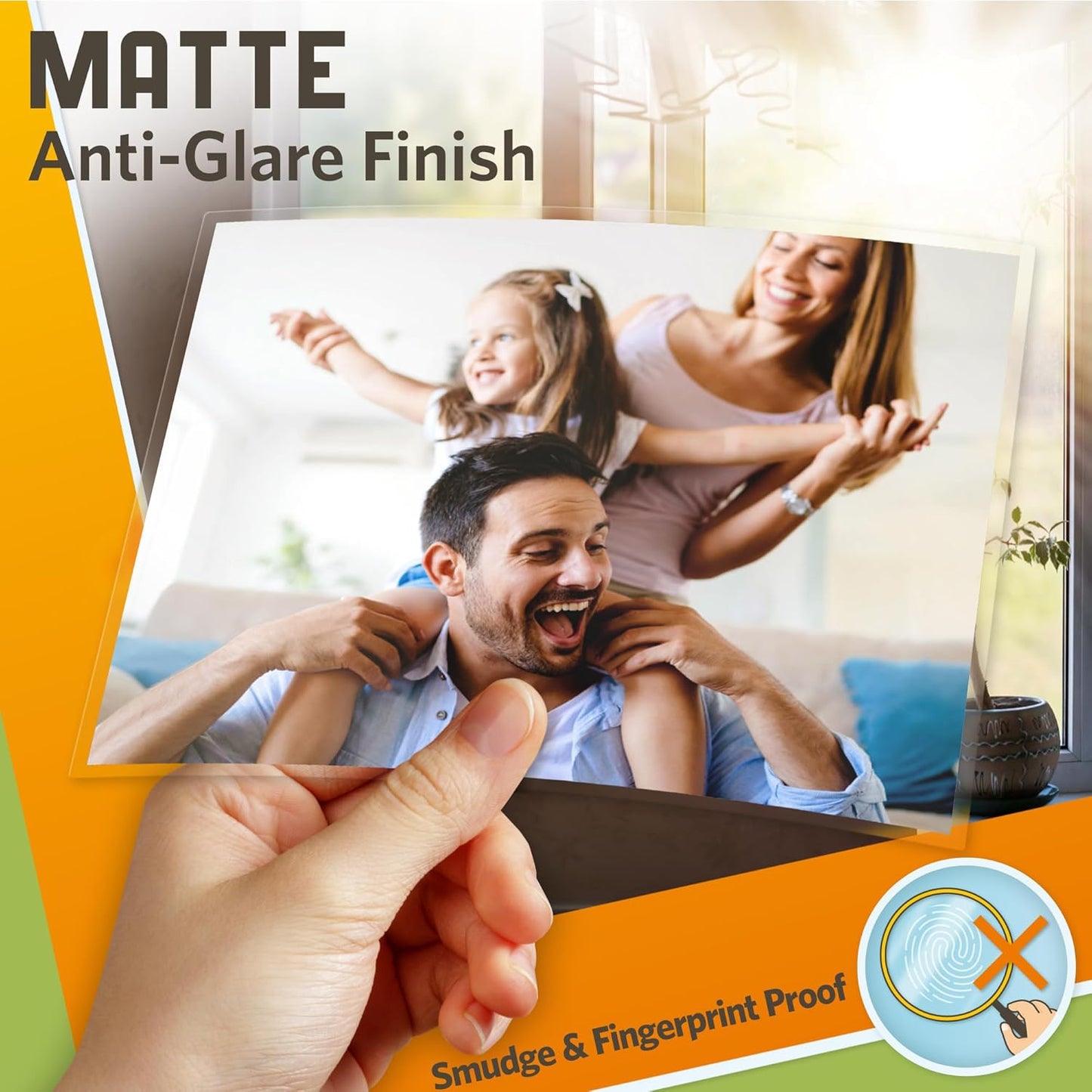 Matte Laminating Sheets 9” x 14.5”, 3 Mil Thick, 50 Pack, Legal Size Matte Thermal Laminating Pouches 8.5 x 14