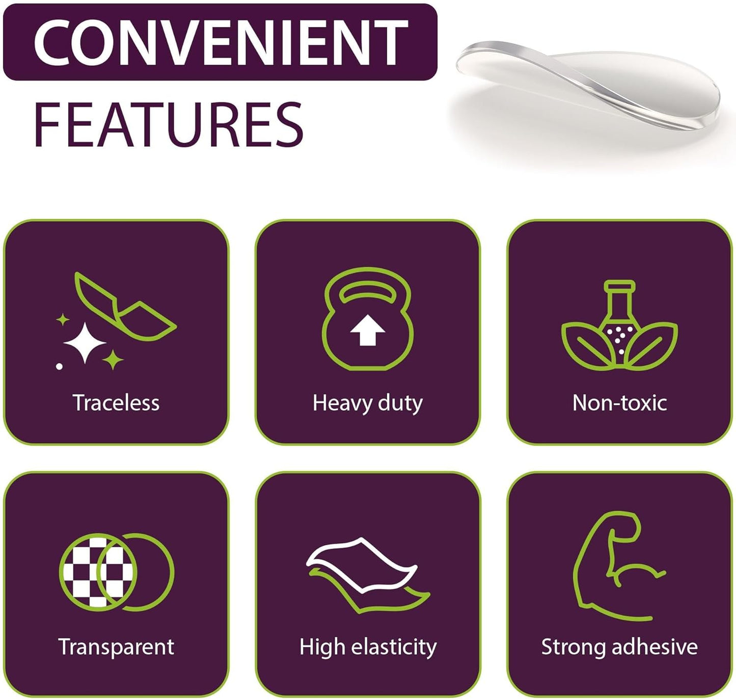 Sticky Dots Double Sided 120PCs - Poster Putty Removable Non Marking - Adhesive Dots Picture Hangers Without Nails - Double Sided Tape Sticky Pads for Crafts Hanging Balloon Stickers