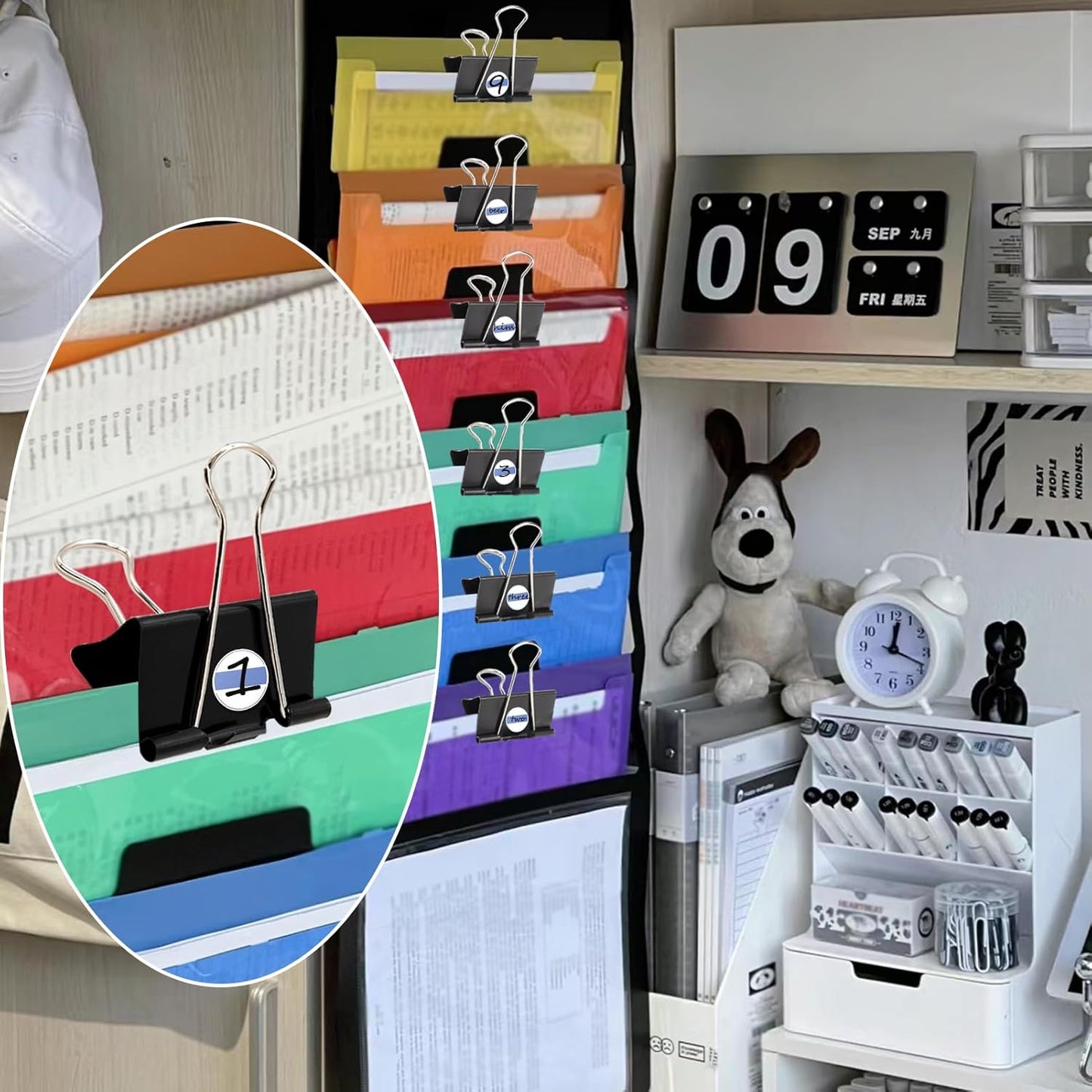 Large Binder Clips 2 Inch (72 Pack), Extra Large Binder Clips Big Paper Clamps Giant Clips for Office and Home Supplies, Black