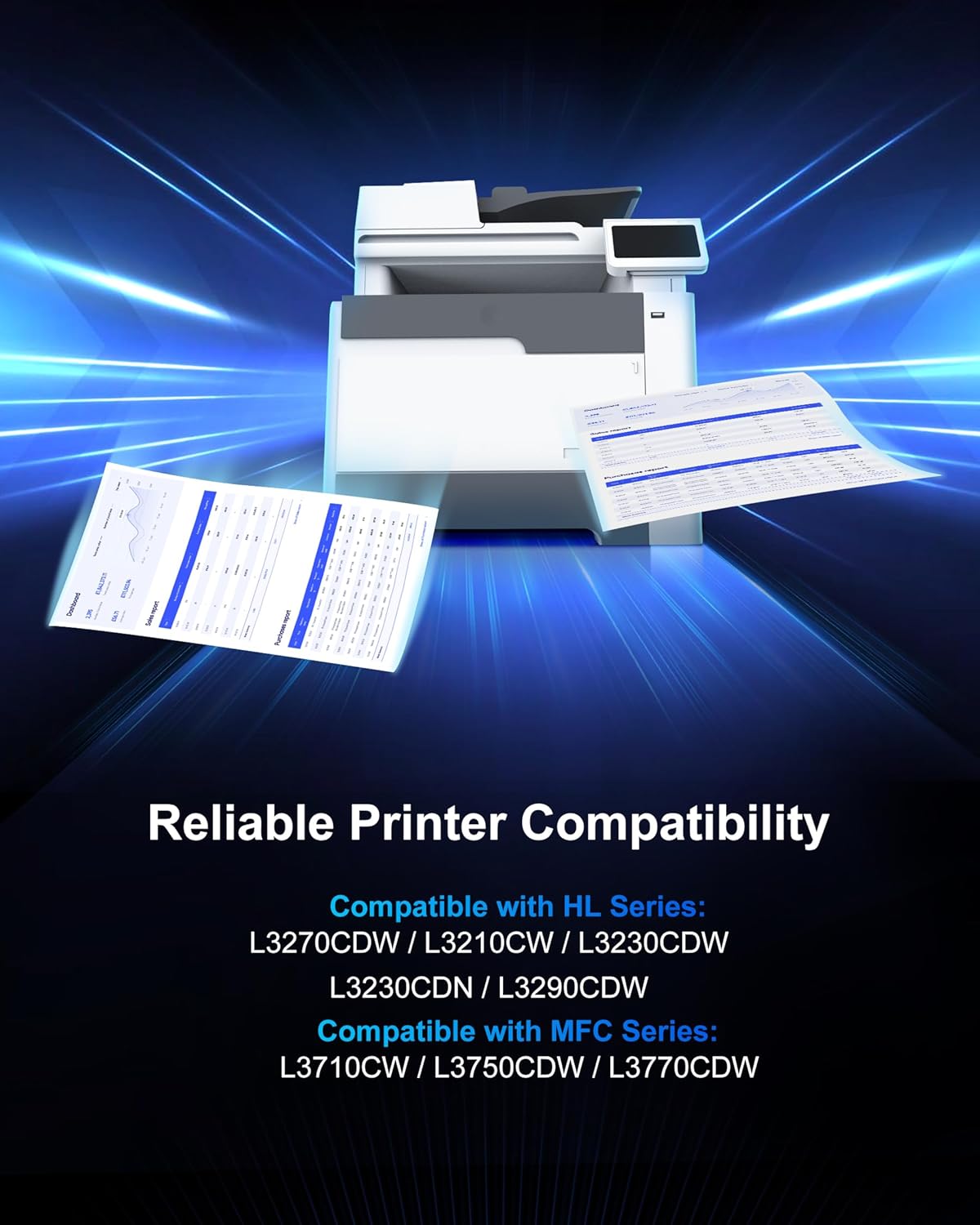 DR223CL Compatible Drum Unit Replacement for Brother DR223CL DR-223CL DR223 Compatible with Brother MFC-L3770CDW MFC-L3750CDW HL-L3270CDW HL-L3290CDW HL-L3230CDW (4 Pack)