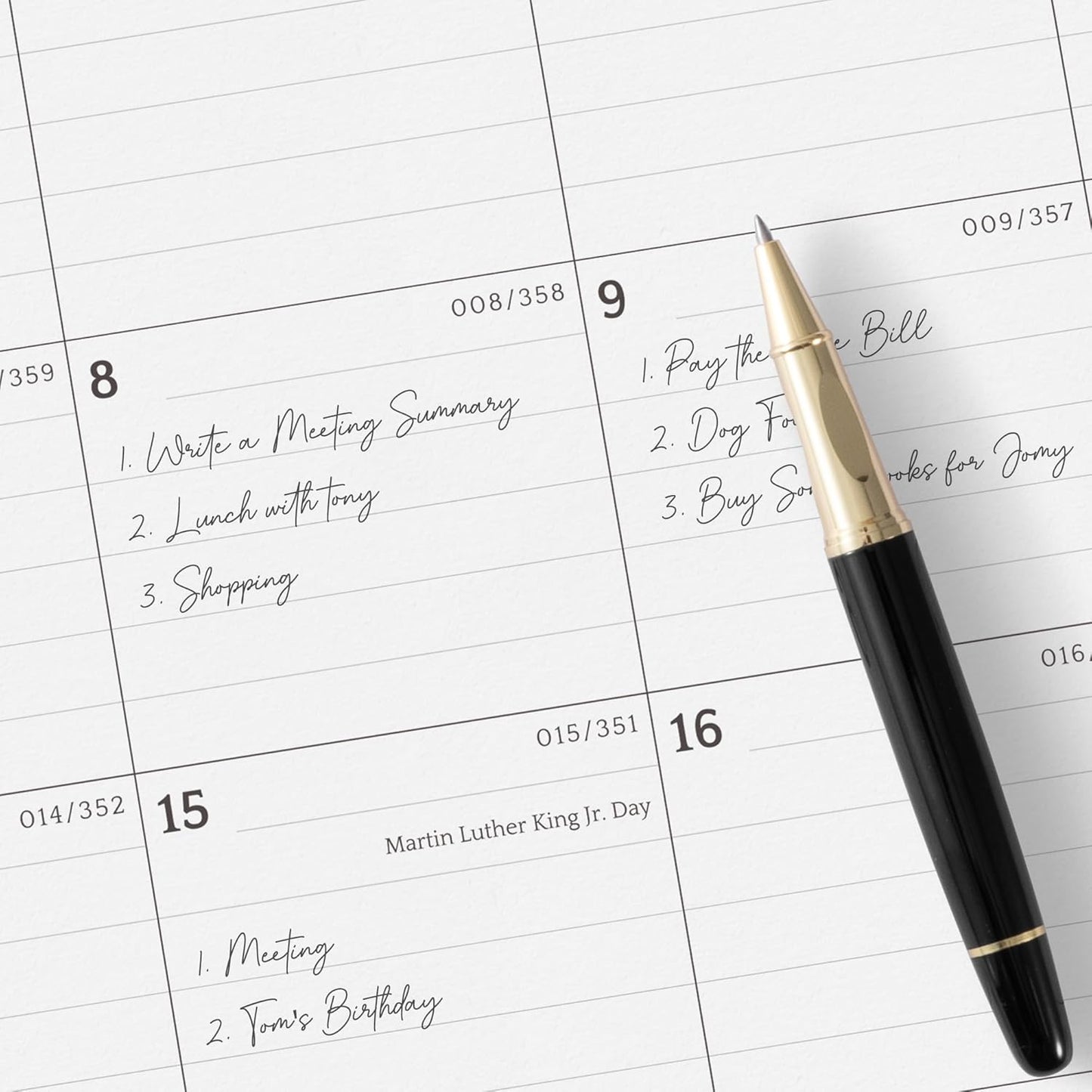 Large Desk Calendar 2025-2026 with Desktop Mat, Cabbrix Desk Pad Calendar 21 x 16-1/2 Inch from July 2025 to December 2026, Desk Blotter Calendar for Home School and Office