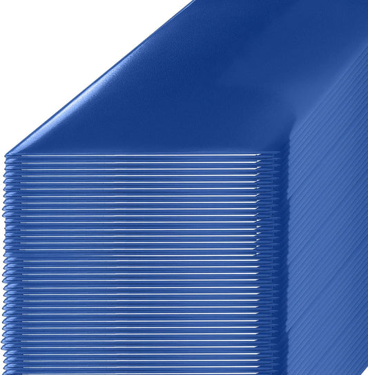 Certificate Holders 8.5"x11" Graduation Diploma Cover Document Leather Folders,Royal blue-100 Pack